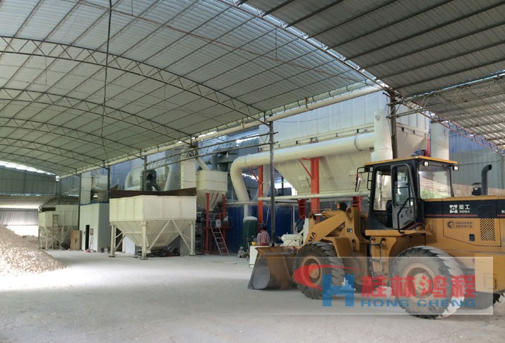 湖南年产6万吨重钙微粉超细环辊磨粉机项目