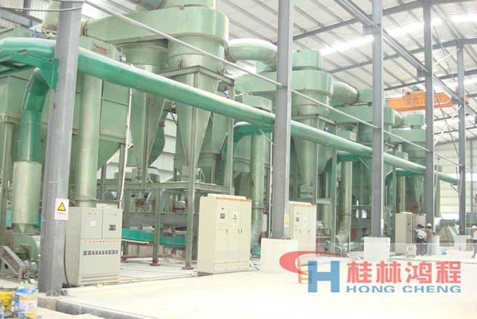 云浮某化工集团100万吨电厂脱硫雷蒙磨粉...