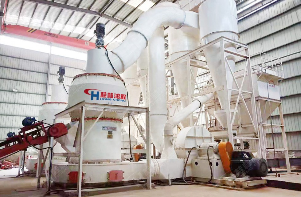 宁夏客户订购两台石灰石雷蒙磨粉机项目