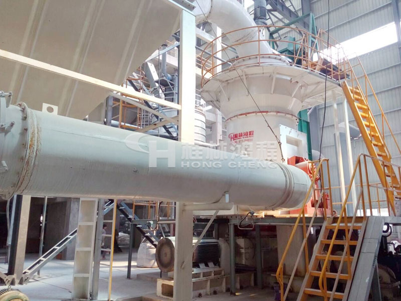 高硫石油焦，磨粉生产线，立式磨粉机，石油焦磨粉机，磨粉生产线价格，立磨，磨粉机械，磨粉设备，桂林鸿程