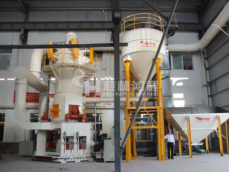 方解石粉，超细磨粉机，方解石磨粉机，超细立磨，超细立式磨粉机，磨粉机，磨粉机械，磨粉设备，桂林鸿程