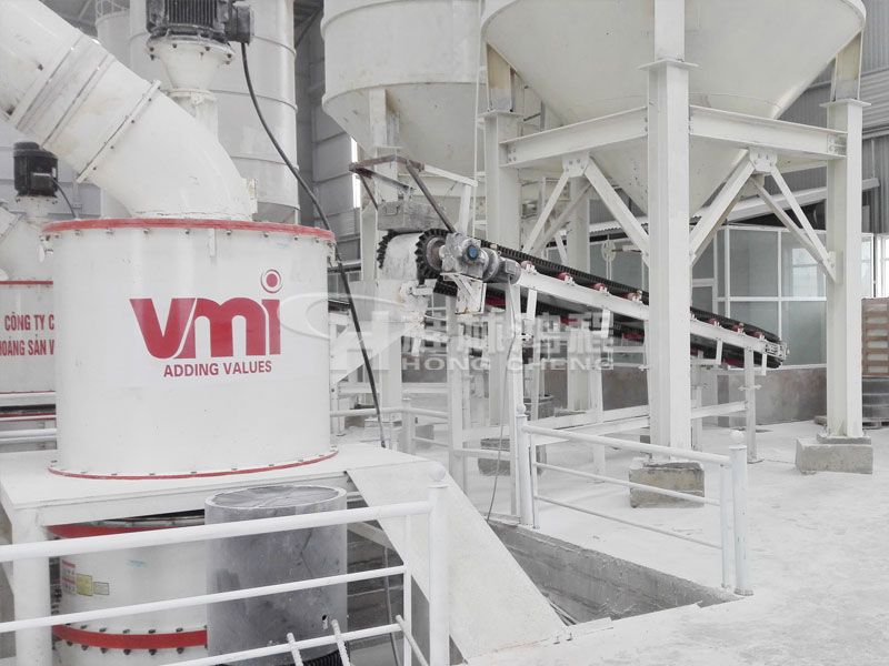 东南亚某碳酸钙超细环辊磨磨粉生产线