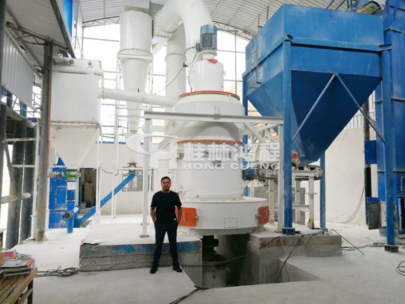 宁夏250目石灰石雷蒙磨粉机项目