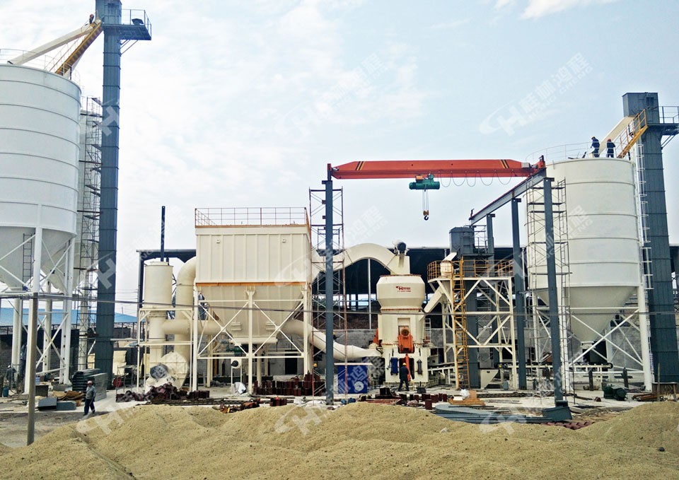 矿渣粉磨系统,矿渣立磨,HLM立式磨,矿渣微粉磨