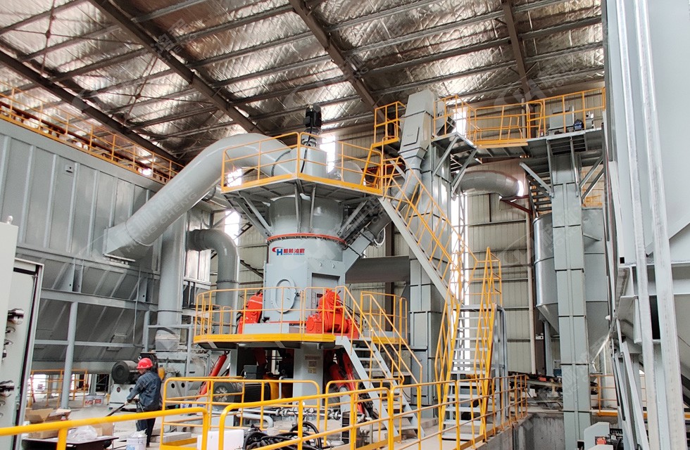 白云岩立式磨机厂家立式磨粉机案例现场图